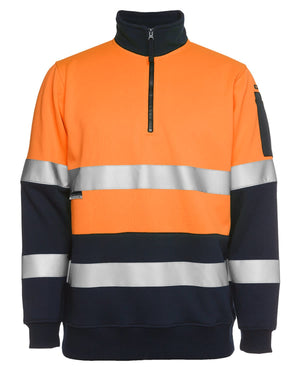 JB's Hi Vis (D+N) 1/2 Zip Fleecy Sweat