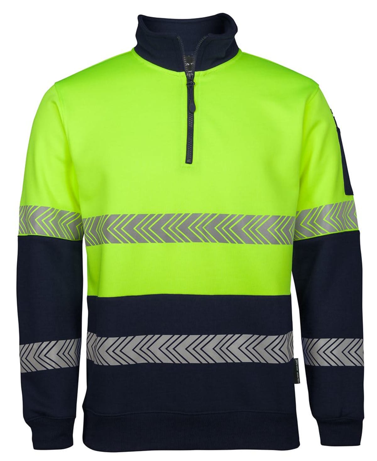 JB's Hv 1/2 Zip Segmented Tape Fleecy