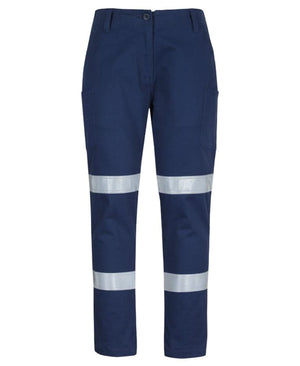 JB's Lds Multi Pkt Stretch Twill Pant With D+N Tape Navy