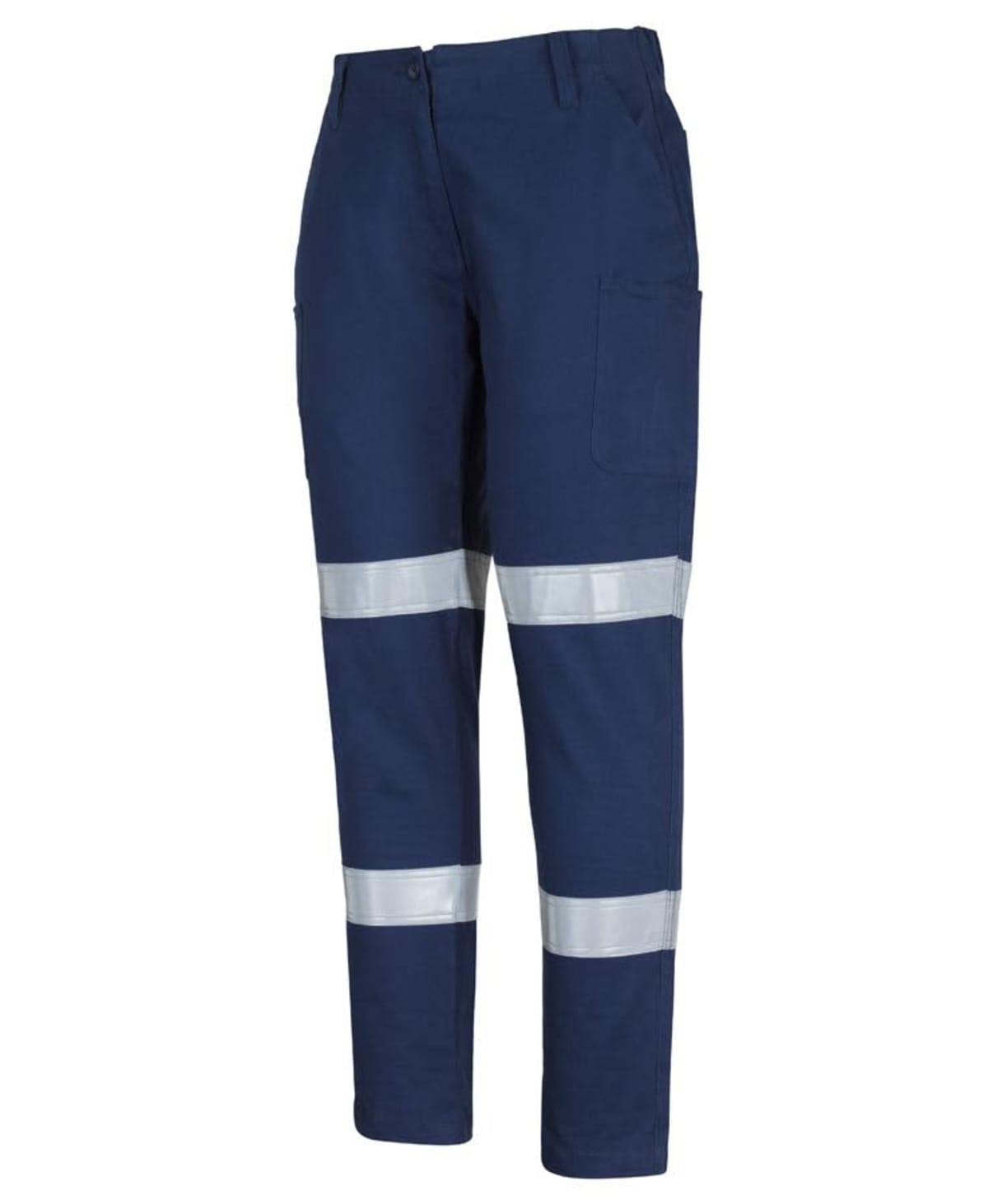 JB's Lds Multi Pkt Stretch Twill Pant With D+N Tape Navy