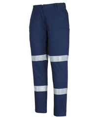 JB's Lds Multi Pkt Stretch Twill Pant With D+N Tape Navy