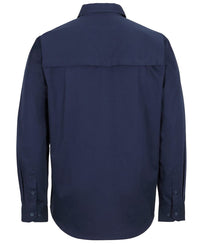 JB's Close Front L/S 150 G Work Shirt Navy