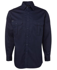 JB's L/S 190 G Work Shirt Navy