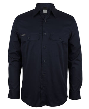 JB's L/S Stretch Work Shirt Navy