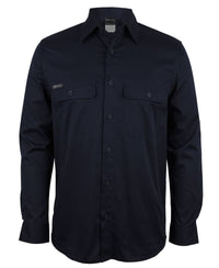 JB's L/S Stretch Work Shirt Navy