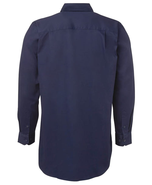 JB's Close Front L/S Work Shirt Navy