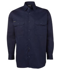 JB's L/S 150 G Work Shirt Navy