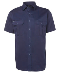 JB's S/S 190 G Work Shirt Navy