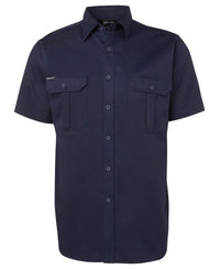 JB's S/S 190 G Work Shirt Navy