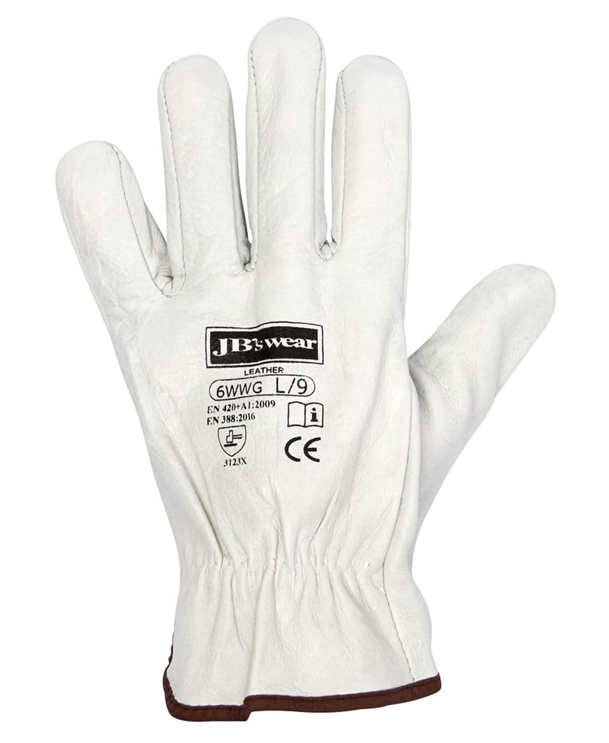 JB's Premium Rigger Glove (12 Pk) Ce 3,1,2,3 Natural