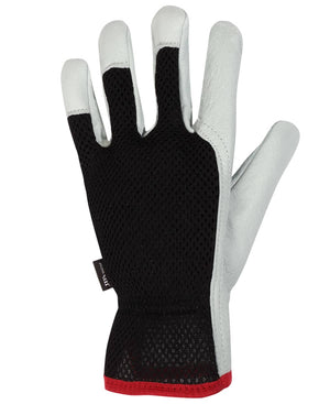 JB's Vented Rigger Glove (12 Pk) Black/Natural