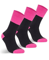 JB's Ladies Work Sock 3 Pack Black/