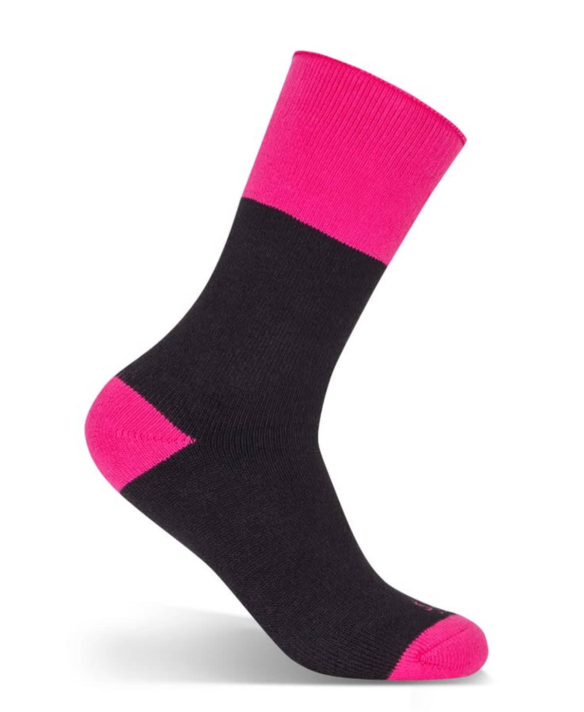JB's Ladies Ultra Thick Bamboo Work Sock Black/Pink