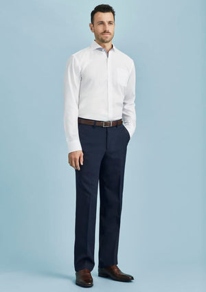 Mens Cool Stretch Flat Front Pant (Stout)