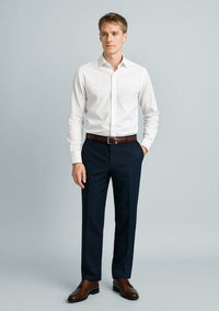 Mens Cool Stretch Flat Front Pant (Stout)