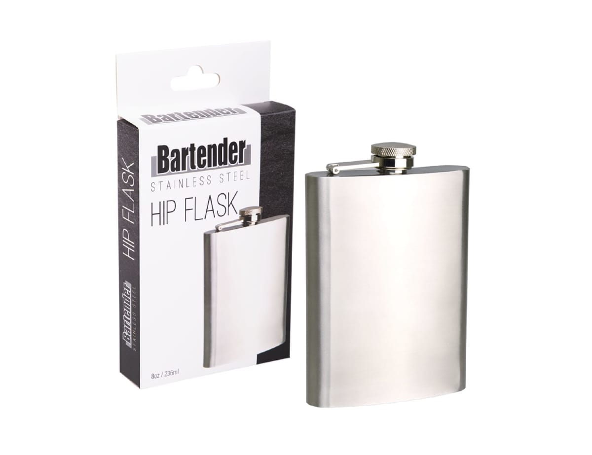 Bartender S/S Hip Flask 8oz/236ml