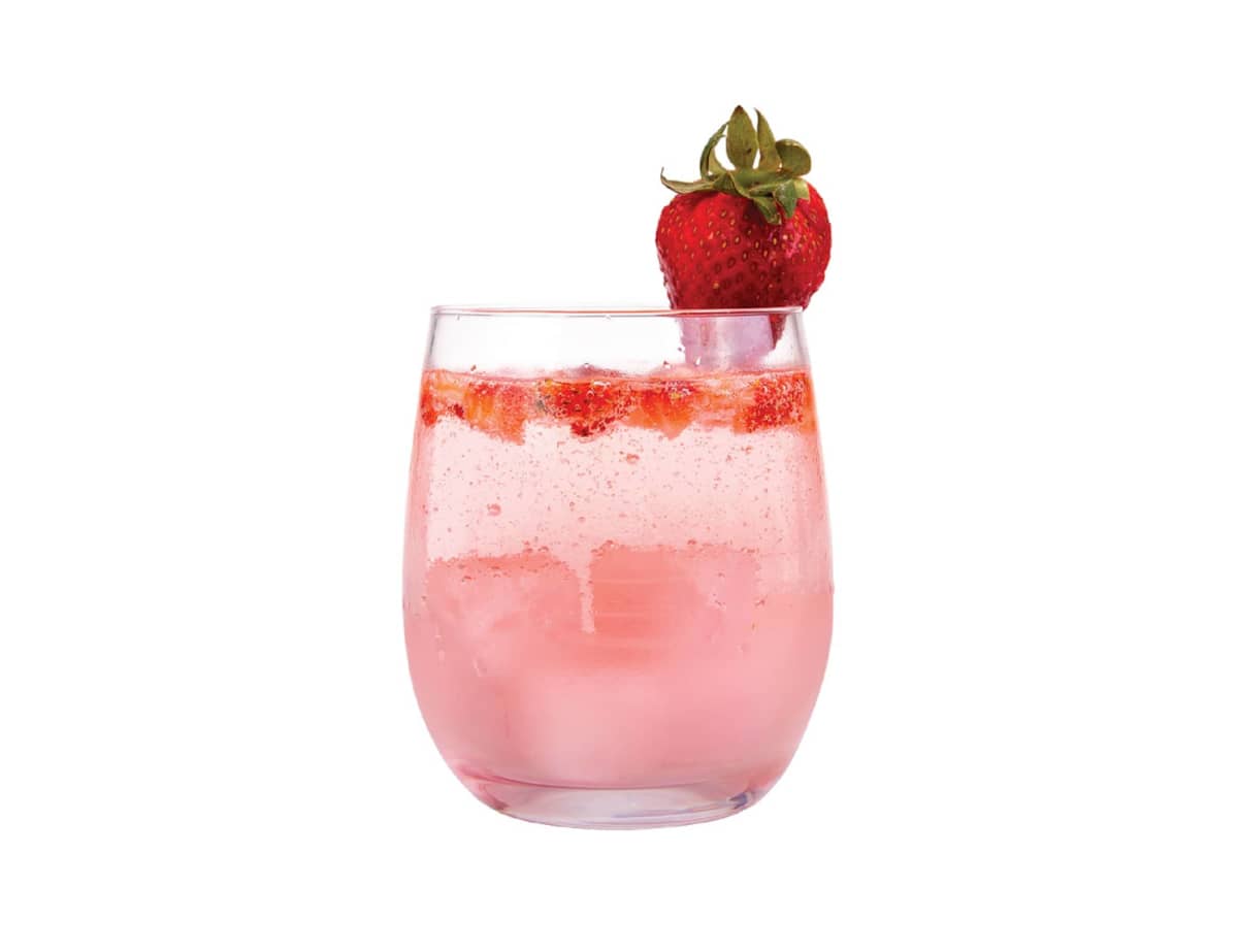 Bartender Rose Quartz Gin Stones Set 6 w/ Bag