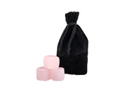 Bartender Rose Quartz Gin Stones Set 6 w/ Bag