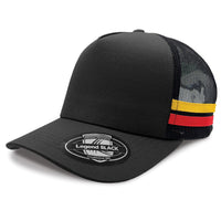 Striped Trucker