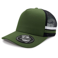 Striped Trucker