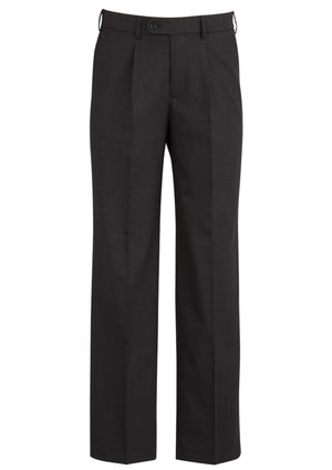 Comfort Wool Stretch Mens One Pleat Pant Regular