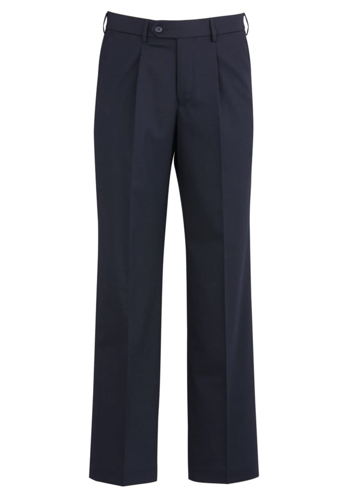 Comfort Wool Stretch Mens One Pleat Pant Regular