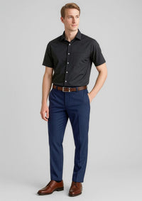 Mens Comfort Wool Stretch Slimline Pant