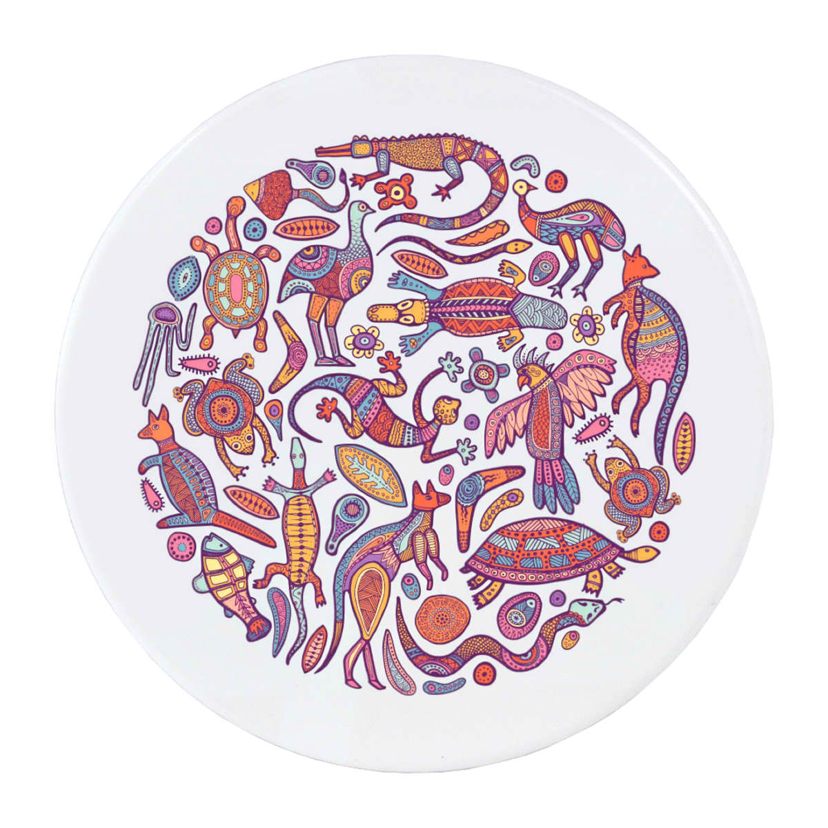 Circular Sublimated Ceramic Coaster