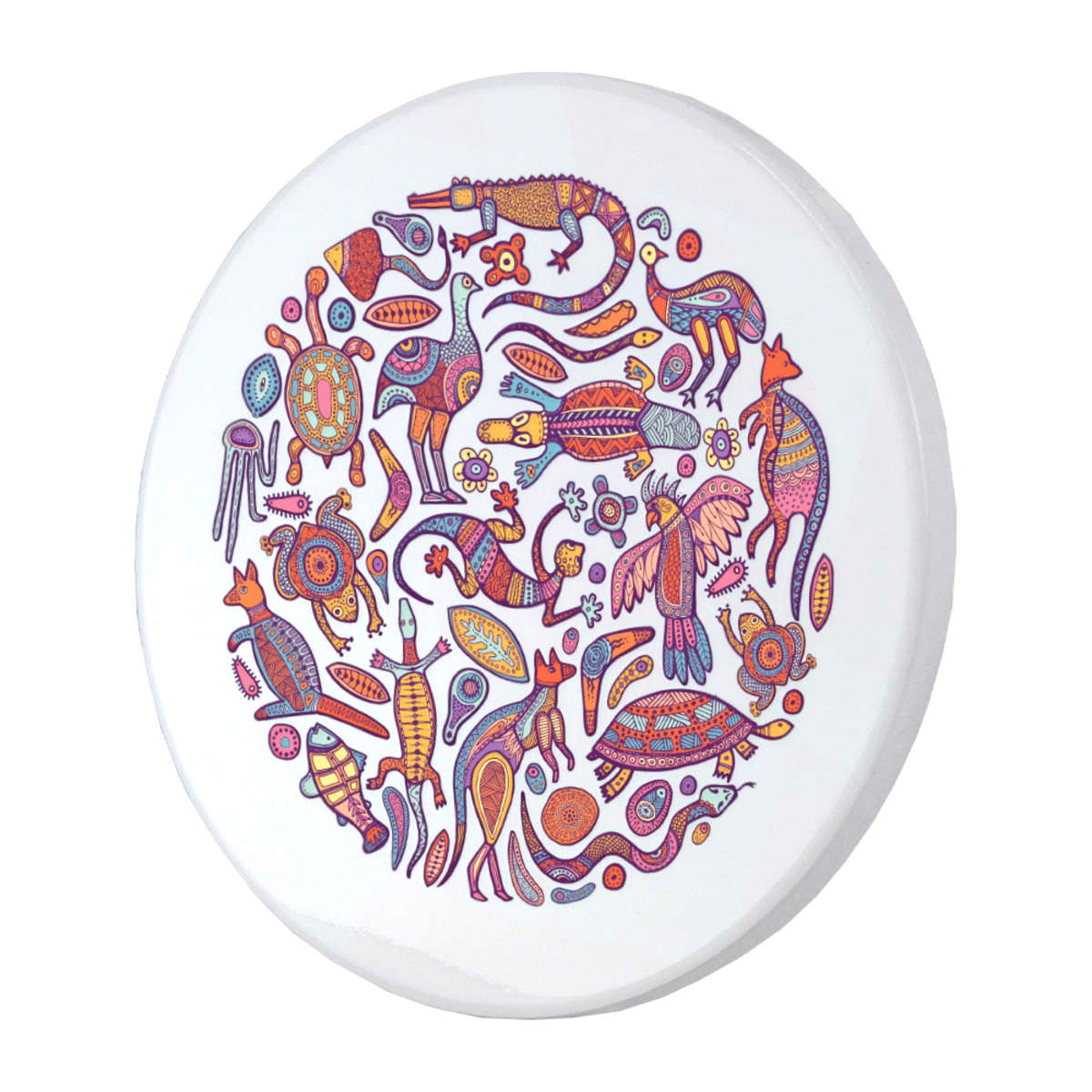 Circular Sublimated Ceramic Coaster