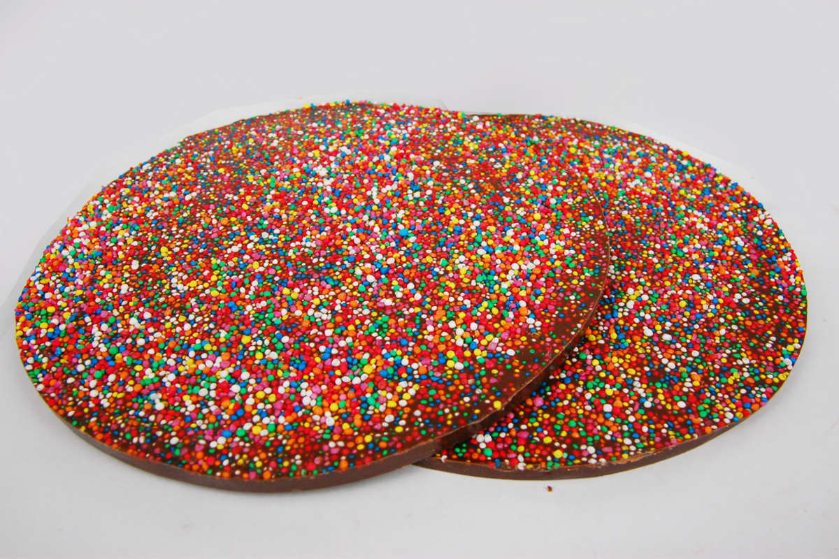 Chocolate Freckle 100mm diameter