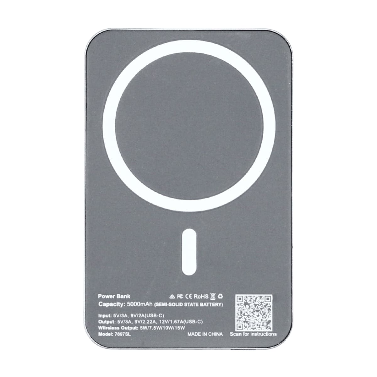 Quantum Pro Power Bank w/ Semi-Solid State Battery 5000mAh
