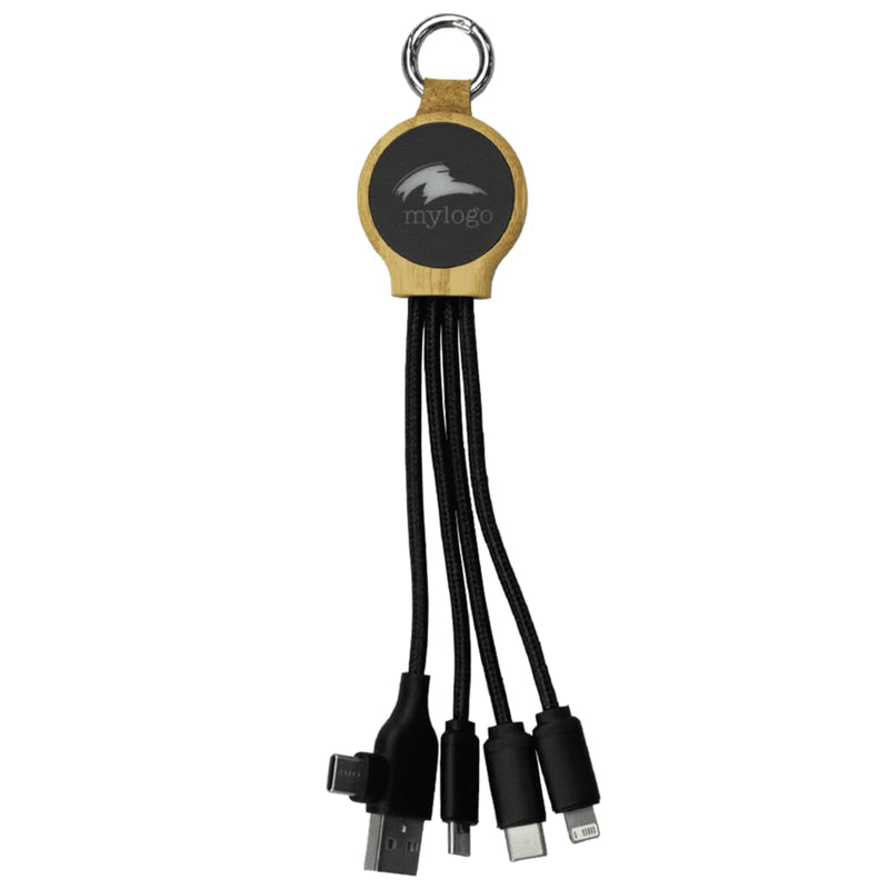 16.5cm Recycled 6-In-1 Charging Cable