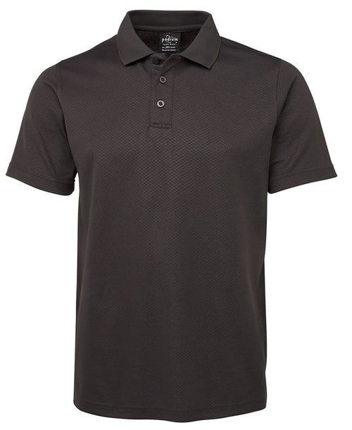 PODIUM COTTON BACK YARDAGE POLO GUNMETAL-