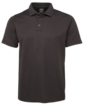 PODIUM COTTON BACK YARDAGE POLO GUNMETAL-