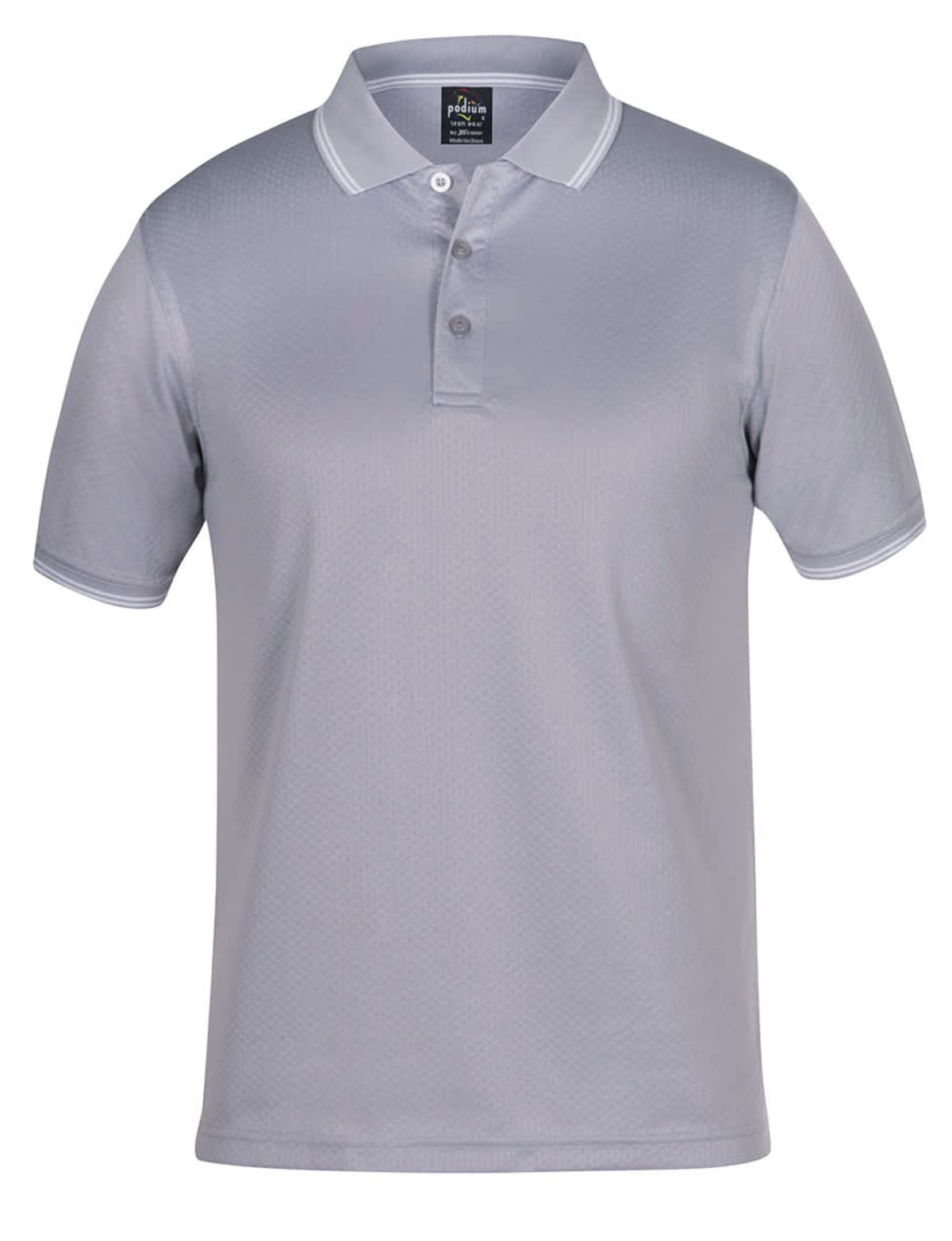 Podium Jacquard Contrast Polo