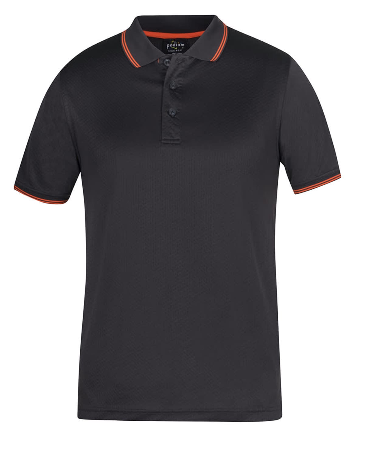 Podium Jacquard Contrast Polo