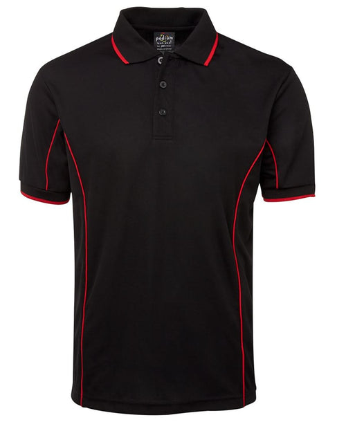 PODIUM S/S PIPING POLO
