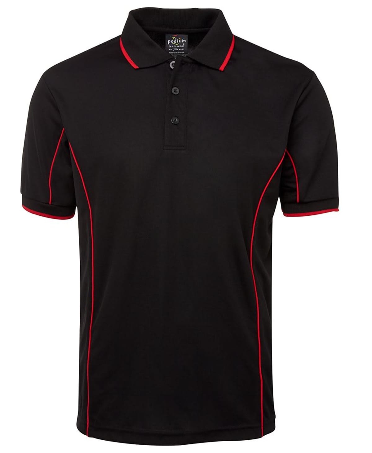 PODIUM S/S PIPING POLO