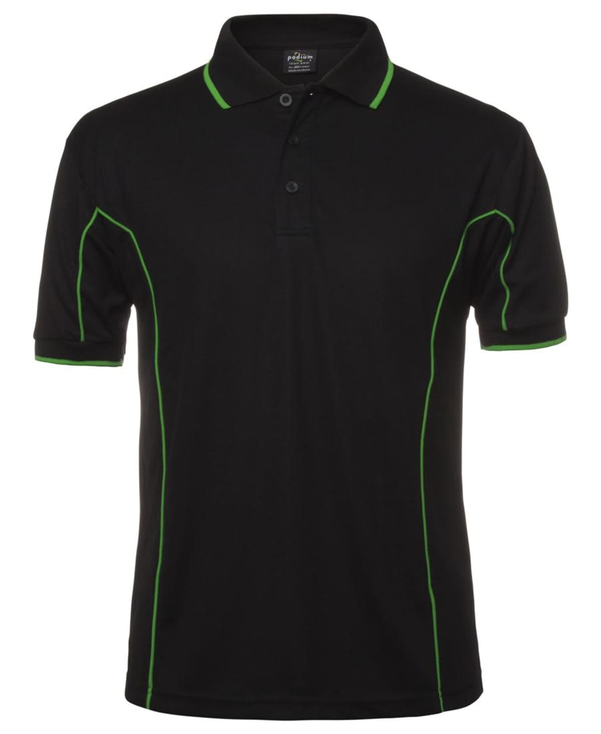 PODIUM S/S PIPING POLO