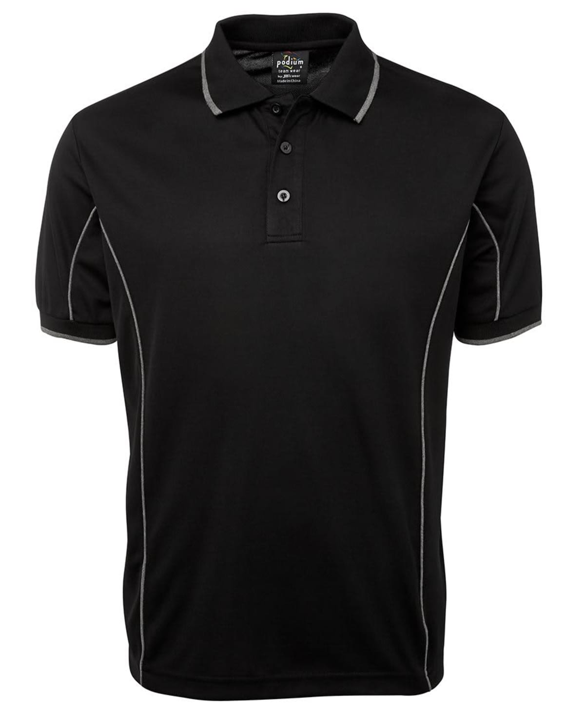 PODIUM S/S PIPING POLO