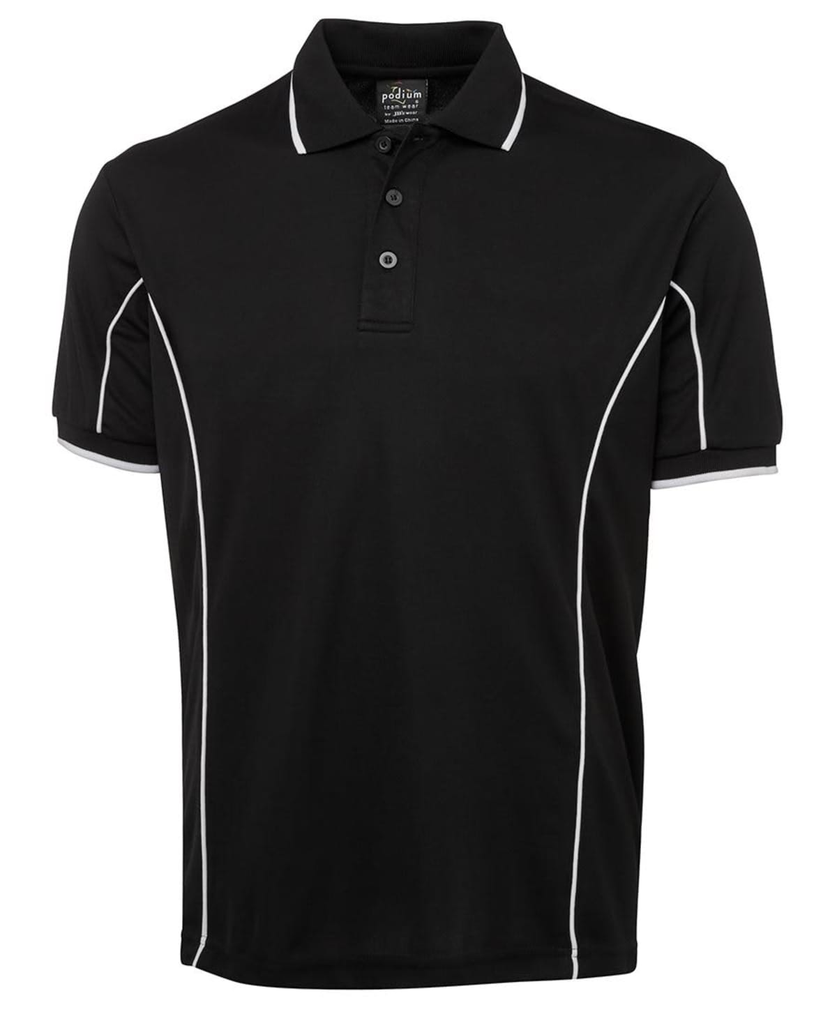 PODIUM S/S PIPING POLO