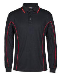 PODIUM L/S PIPING POLO