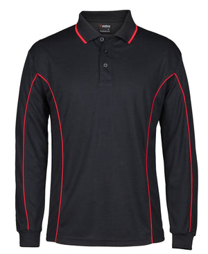 PODIUM L/S PIPING POLO