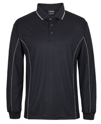 PODIUM L/S PIPING POLO