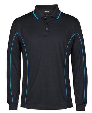 PODIUM L/S PIPING POLO