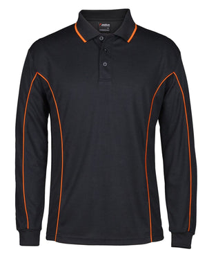 PODIUM L/S PIPING POLO