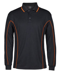PODIUM L/S PIPING POLO