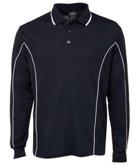 PODIUM L/S PIPING POLO