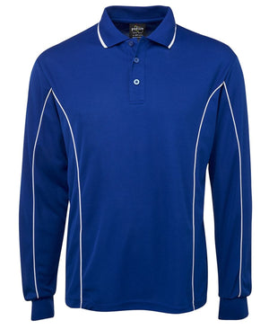 PODIUM L/S PIPING POLO