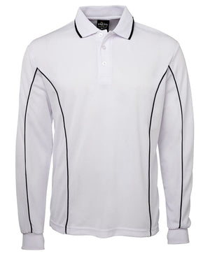 PODIUM L/S PIPING POLO